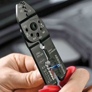 Cleste profesional pentru sertizat si dezizolat Knipex 97 21 215 B, 230 mm [3]