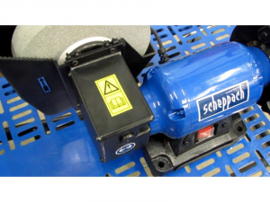 Polizor de banc combinat umed si uscat BG200W Scheppach 5903105903, 250 W, Ø150-Ø200 mm [3]