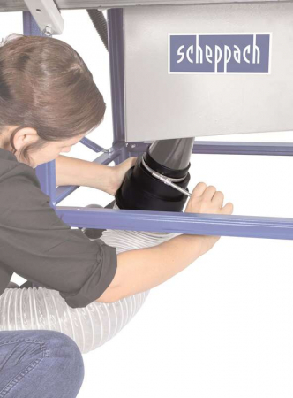 Accesoriu flexibil pentru sisteme de aspirare Scheppach 7906300703, Ø35-150 mm, 7 marimi [4]