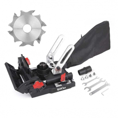 Suporti & Adaptoare Polizor Unghiular - Adaptor pentru polizoare unghiulare, functie de canale biscuiti ROX Wood 153ROX0158