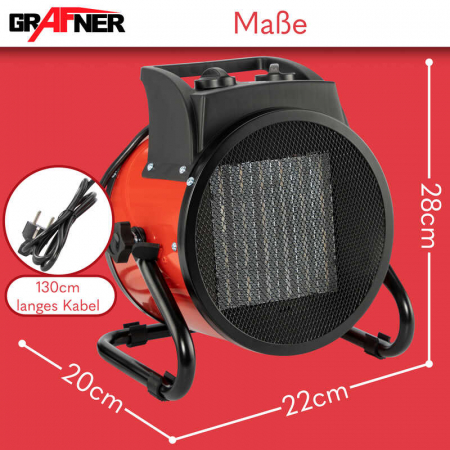 Aeroterma EH10934 Grafner 21828, 3000 W [5]