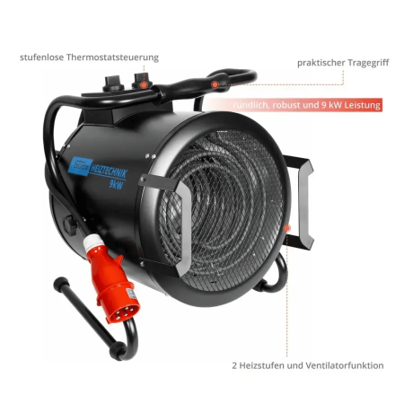 Aeroterma GH 9 E Gude 85104, 9000 W, 400 V [6]