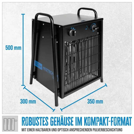 Aeroterma GH 9 EV Gude 85013, 9000 W, 400 V [8]