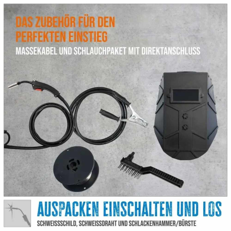 Aparat de sudura cu pistol (sarma) SG 121 A-SYN Gude 20075, 50-120 A, 86 V [5]