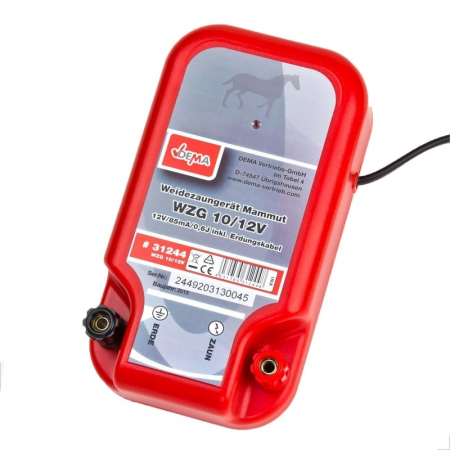 Garduri electrice animale - Aparat pentru garduri electrice RB 75 Dema 31244, 12 V, 0.6 J