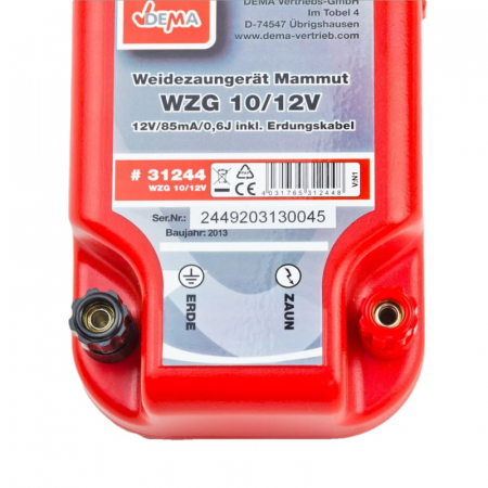 Aparat pentru garduri electrice RB 75 Dema 31244, 12 V, 0.6 J [1]