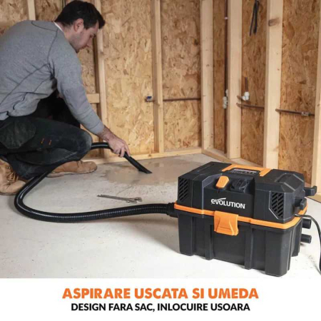Aspirator umed/uscat 3 in 1 R15VAC Evolution 086-0003, 1000 W, 15 l [8]