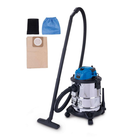 Aspiratoare - Aspirator umed/uscat 3 in 1 VC20 Scheppach 5907741901, 1300 W, 20 L