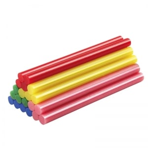 Pistol de lipit si accesorii - Set baghete silicon Mannesmann 49311, Ø7 mm, 20 bucati