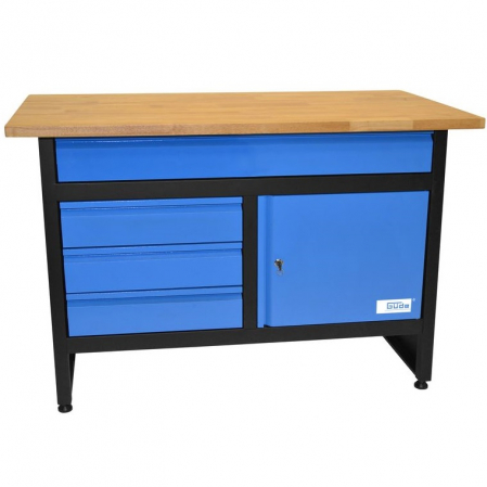 Banc de lucru – tamplarie - Banc de lucru cu spatii de depozitare GW 3/1 Gude 40471, 300 Kg