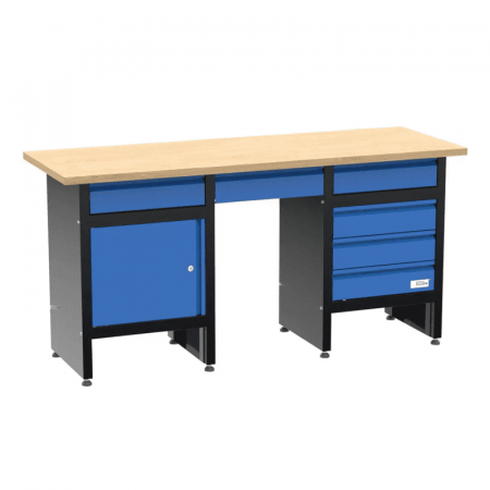 Banc de lucru – tamplarie - Banc de lucru cu spatii de depozitare GW 6/1 XL Gude 40480, 300 Kg