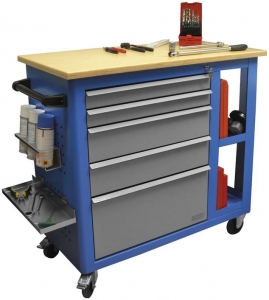 Carucior scule cu 5 sertare GWB 05 Gude 40925, fara scule [7]