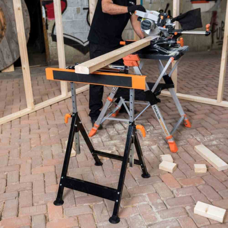 Banc de lucru multifuncțional pliabil 4 in 1 MAXXWORK Batavia 7061273, 200 Kg [1]