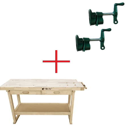 Banc de lucru – tamplarie - Banc de lucru pentru tamplarie Troy 25924, 1640 x 500 x 820 mm