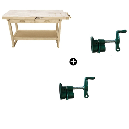 Banc de lucru – tamplarie - Banc de lucru pentru tamplarie Troy 25924, 1640 x 500 x 820 mm