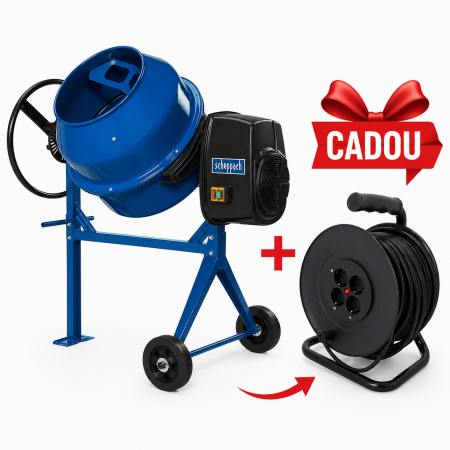 Betoniere - Betoniera MIX140 Scheppach 5908404901, 140 L, 550 W