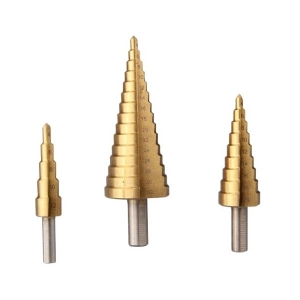 Set burghie conice acoperite cu titan pentru tabla Mannesmann 54603, Ø4-32 mm, 3 piese [2]