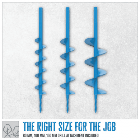 Burghiu manual pentru pamant 3 in 1 Gude GH 80-150, 80-100-150 mm [9]