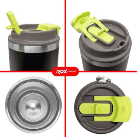 Cana termos ROX Wood 153CAMP0193, 0.48 L [5]