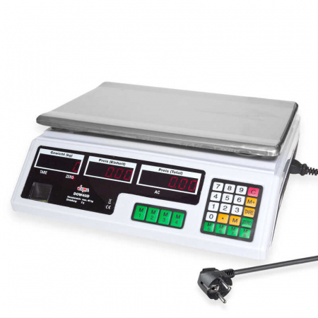 Cantare - Cantar electronic comercial DOW40D Dema 29993, 2 g - 40 Kg