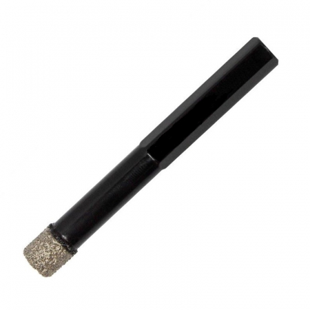 Accesorii Pentru Taiat, Gaurit si Slefuit - Carota diamantata pentru granit, gresie, marmura si portelan Troy 27411, Ø6 mm