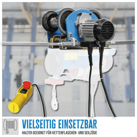 Carucior electric pentru scripete electric GLK 1000 Gude 01717, 68-110 mm [6]