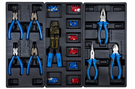 Carucior portabil cu scule GWP 07 Gude 40877, 7 sertare, 250 piese [4]