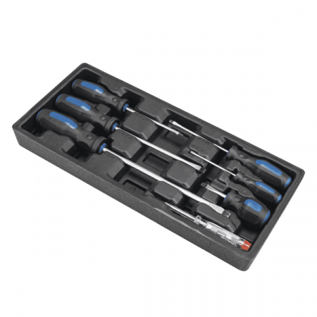 Carucior portabil cu scule TW1000 Scheppach 5909304900, 7 sertare, 263 piese [15]