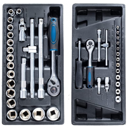 Carucior portabil cu scule TW1100 Scheppach 5909304901, 7 sertare, 70 piese [5]