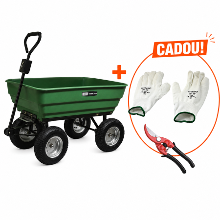 Carucioare & Remorca de Gradina - Carucior tip remorca pentru gradina GGW 300 Gude 94337, 300 Kg