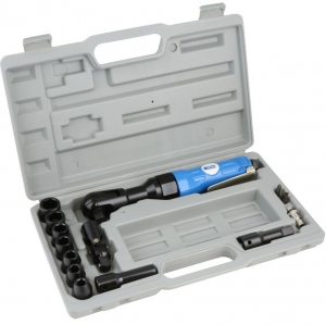 Cheie pneumatica cu clichet Gude 40250, 1/2'', 6 bari, 60 Nm, set 14 piese