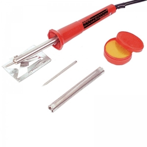 Letcon - Set ciocan de lipit si accesorii Mannesmann 49116, 30 W, 5 piese