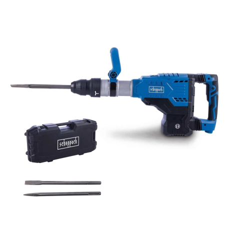 Ciocane Rotopercutoare & Demolatoare cu SDS-MAX / SDS-Plus - Ciocan demolator HEX AB2000 Scheppach 5908209901, 1700 W, 2000 bpm, 60 J