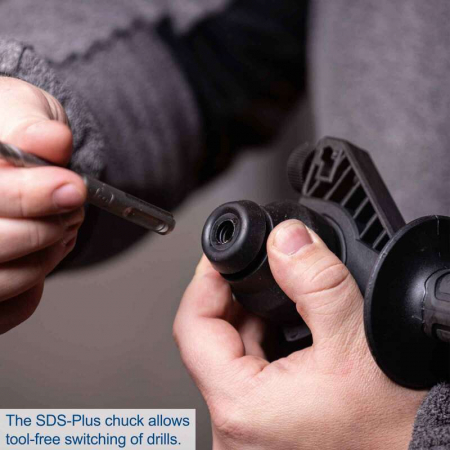 Ciocan rotopercutor fara acumulator BC-RHD230-X Scheppach 5909241900, 20 V, 5500 rpm, 2.2 J [5]