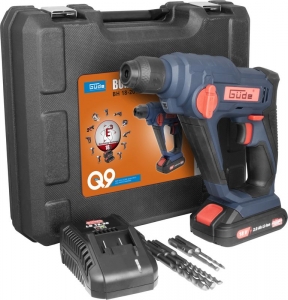 Ciocan rotopercutor SDS Plus cu acumulator Li-Ion Gude 58508, 18 V, 2 Ah [5]