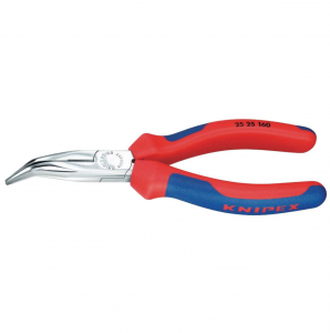 Clesti - Cleste profesional cu varf lung indoit si suprafata taietoare Knipex 25 25 160, 160 mm