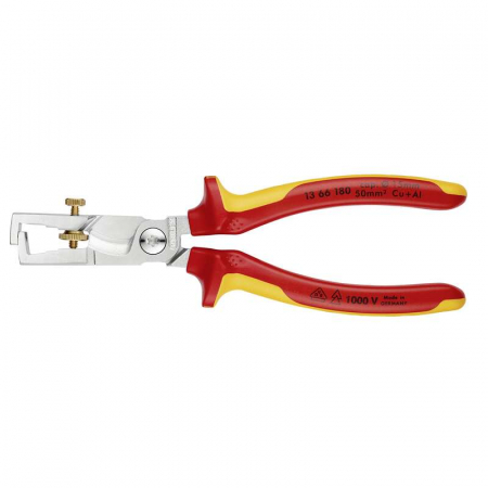 Cleste Dezizolat - Cleste de dezizolat Knipex 13 66 180, 180 mm