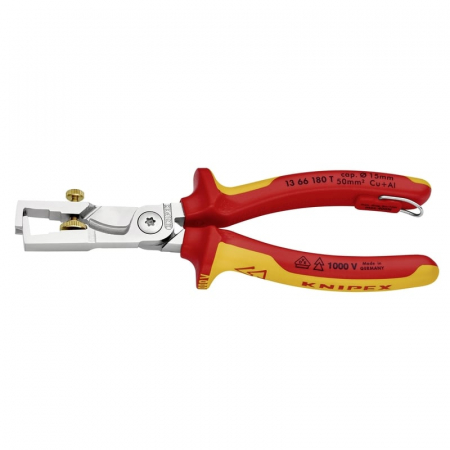 Cleste de dezizolat Knipex 13 66 180 T, 180 mm [1]