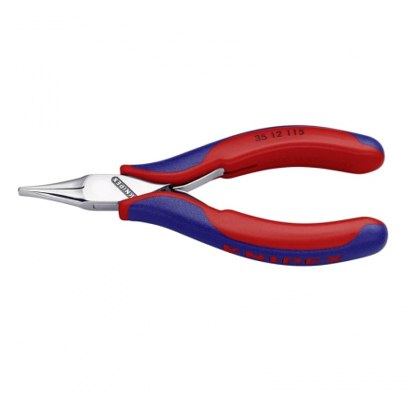 Cleste de electronist cu falci plate Knipex 35 12 115, 115 mm [1]