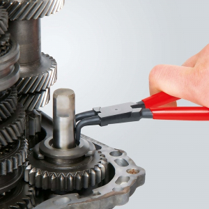 Cleste profesional de inchidere cu varfuri indoite pentru inele de siguranta Knipex 44 21 J21, 170 mm [3]