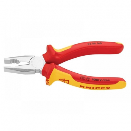 Cleste profesional combinat izolat Knipex 03 06 160, 160 mm [1]