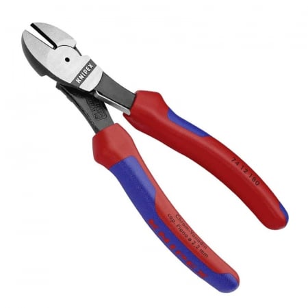 Clesti cu Tais Diagonal - Cleste profesional cu tais diagonal Knipex 74 12 180, 180 mm