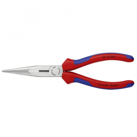 Clesti cu Falci Lungi - Cleste profesional cu varf lung semirotund si suprafata taietoare Knipex 26 12 200, 200 mm