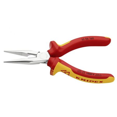 Cleste profesional izolat cu varf lung drept Knipex 25 06 160, 160 mm [4]