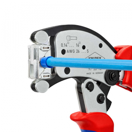 Cleste profesional pentru sertizat ferule Knipex 97 53 18, 200 mm [8]