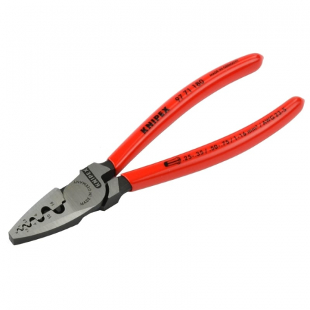 Cleste profesional pentru sertizat ferule Knipex 97 71 180, 180 mm [1]