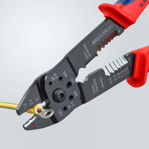 Cleste profesional pentru sertizat si dezizolat Knipex 97 21 215, 230 mm [4]