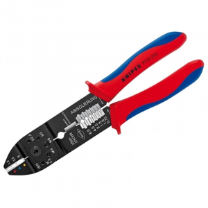 Clesti - Cleste profesional pentru sertizat si dezizolat Knipex 97 21 215, 230 mm