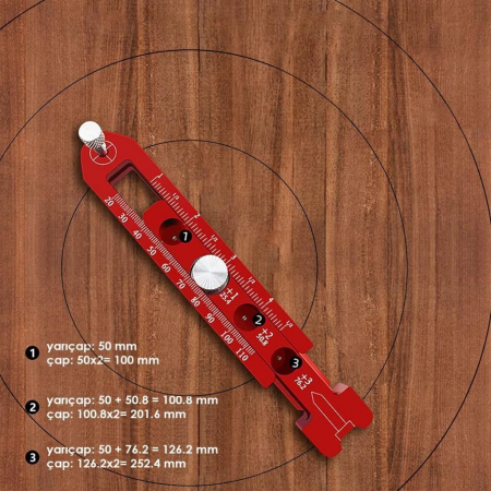 Compas de trasare pentru tamplarie ROX Wood 153ROX0165, 352 mm [3]