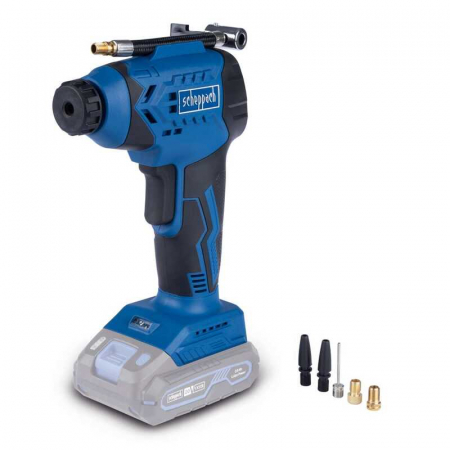 Compresoare Auto - Compresor auto tip pistol fara acumulator C-AC20-X Scheppach 5909247900, 20 V, 7 bari